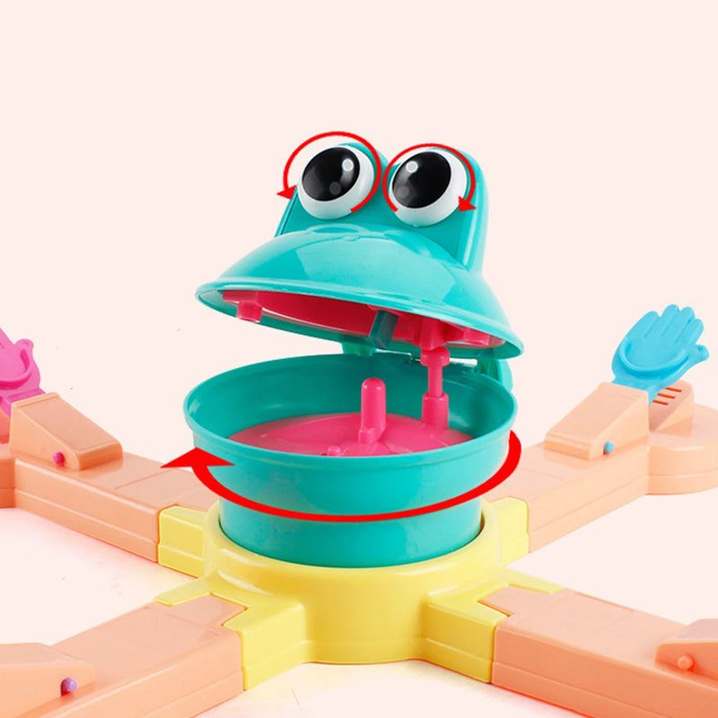 Criativo sapo elétrico alimentação diversão aventura brinquedo pai-filho multiplayer interativo quebra-cabeça brinquedos jogo de mesa presente para crianças